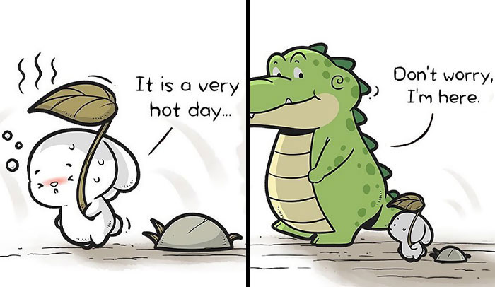 25 Charming Comics About The Fun Adventures Of A Friendly Alligator By Chow Hon Lam