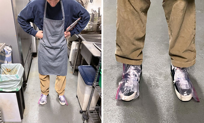 When Your Coworker Accidentally Wears Their Favorite Street Shoes To Work