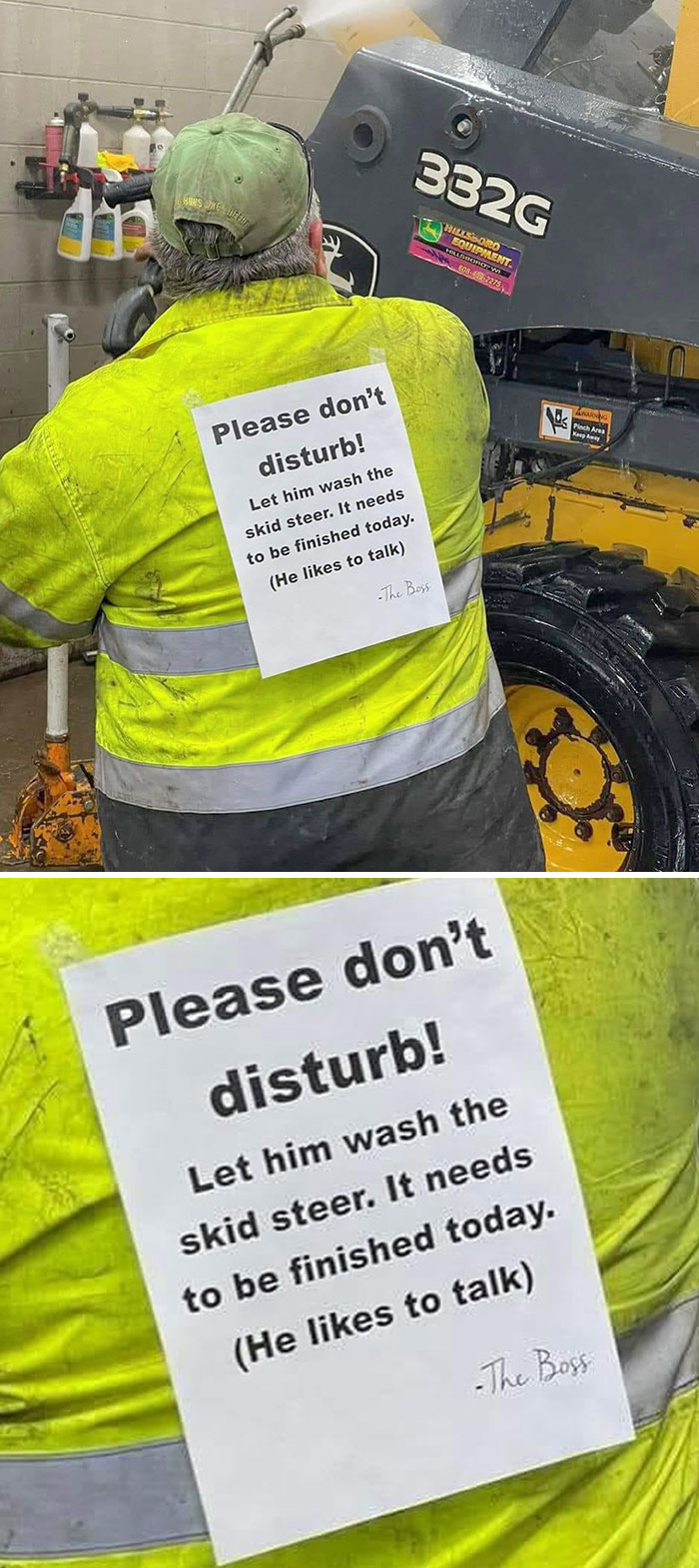 Just Let This Man Do His Job