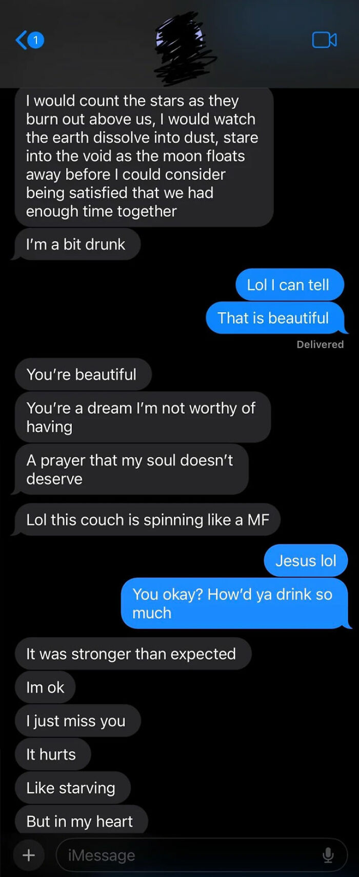 Husband Gets Poetic When He’s Tipsy