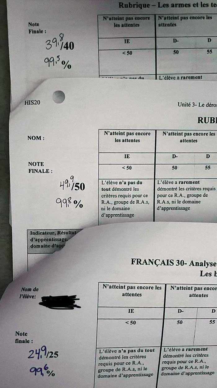 My Teacher Still Refuses To Give A 100% Score