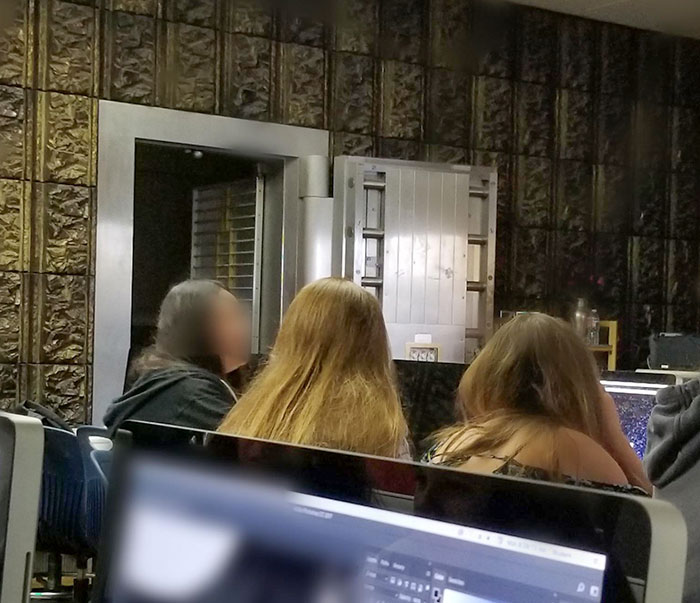 My School Used To Be A Bank, So My Class Has A Vault In It