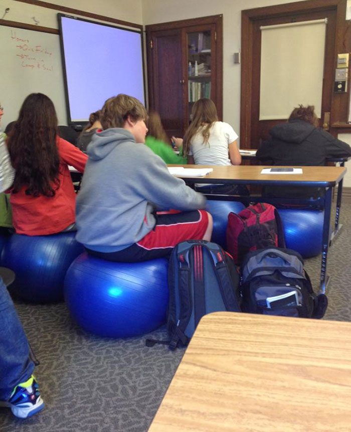 So My School Uses These Instead Of Chairs Now In A Couple Of Classes