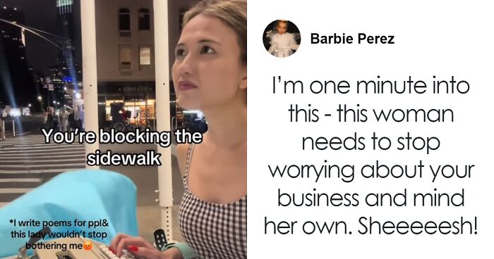 Internet Applauds Street Poet For Silencing Rude Karen With Class