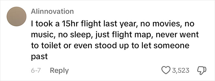 The New Travel Trend Wins The Internet As People Refuse Using Any Amenities During Long Flights