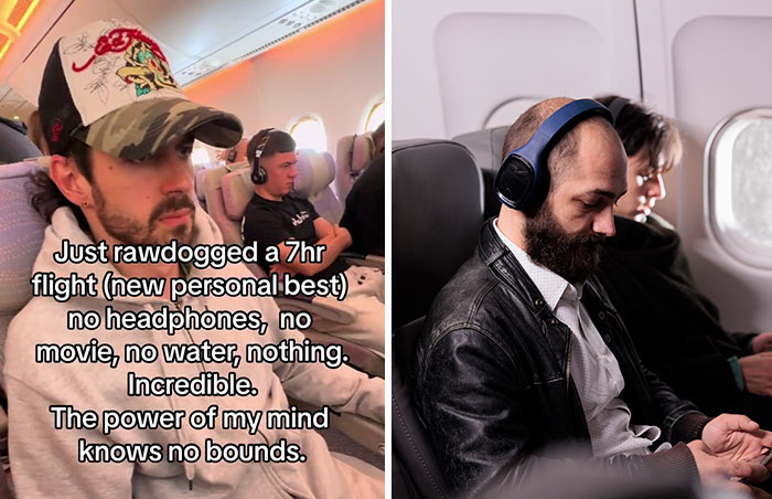 The New Travel Trend Wins The Internet As People Refuse Using Any Amenities During Long Flights