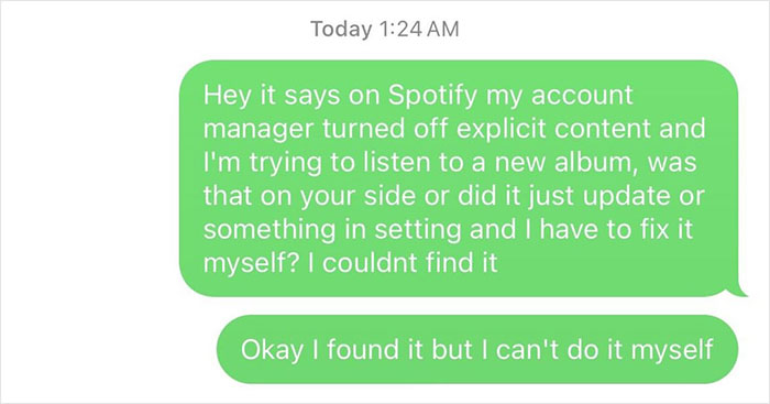 Overbearing Mother Annoys Her Grown Child By Blocking Explicit Content On Their Spotify