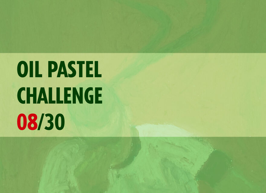 I've Made A Painting Of Mbappe In Oil Pastel