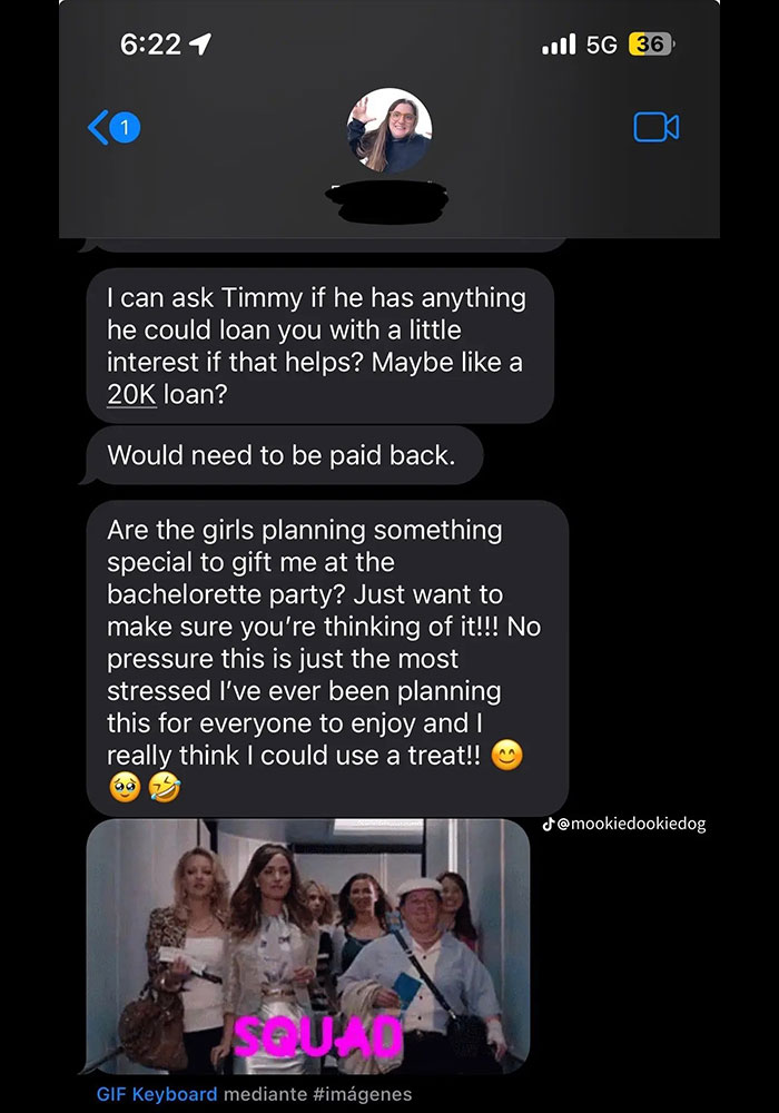 “I’m Sure You’ve Been Budgeting”: Bride Asks Best Friend To Take Out $20k Loan For Wedding Expenses “I’m Sure You’ve Been Budgeting”: Bride Asks Best Friend To Take Out $20k Loan For Wedding Expenses