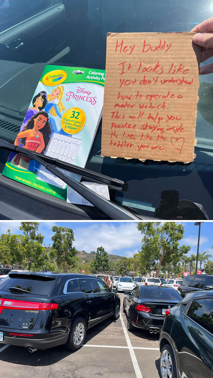 Petty? Yes. Satisfying? Definitely. Handwriting? Horrible