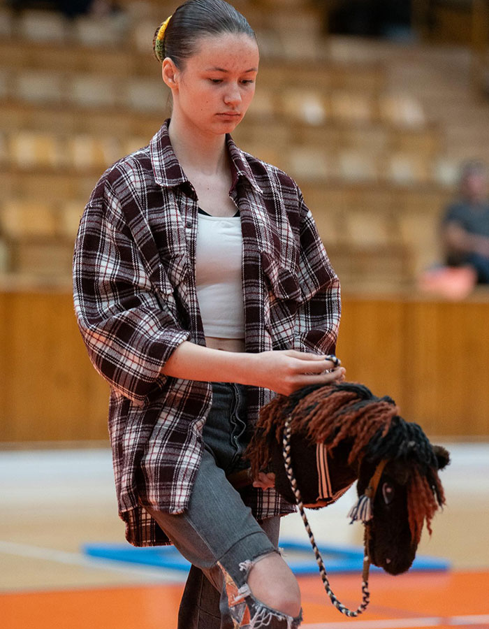 16-Year-Old Hobby Horsing Athlete Shares Intense Aftermath Of Routine, Hits Back At Criticism