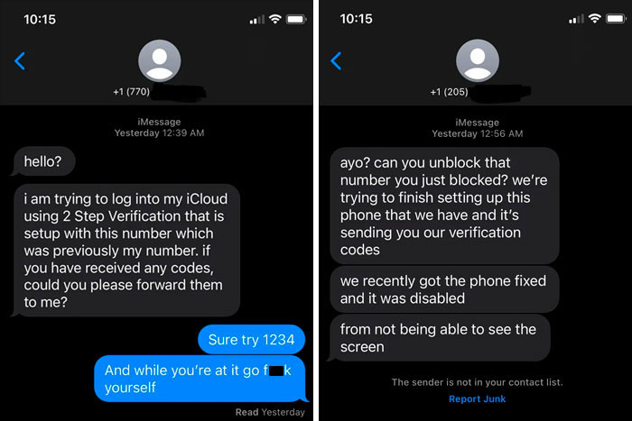 Scammers Failing Hard