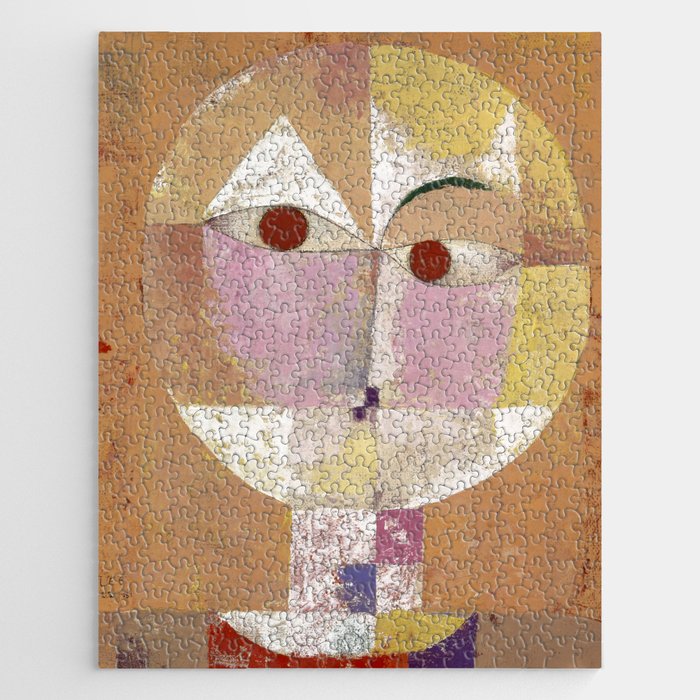  Senecio (Baldgreis) Jigsaw Puzzle And Bleached Pink Jigsaw Puzzle: A Cubist Challenge And A Soothing Pink Dream, All In One Box!