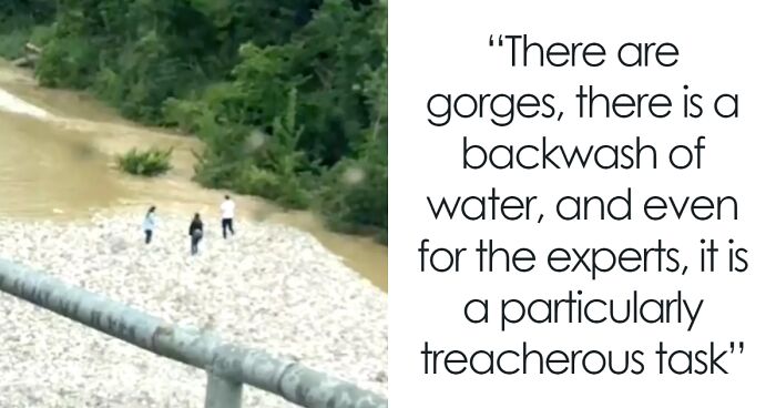 Footage Shows Three Friends In Final Hug Moments Before Being Swept Away In Flood