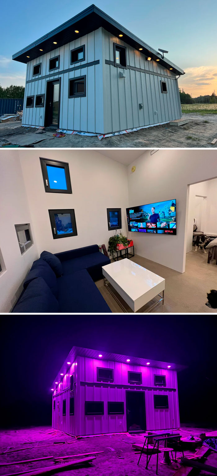 400 Sq Ft Tiny House Almost Complete! Moved In And Working On The Finishings