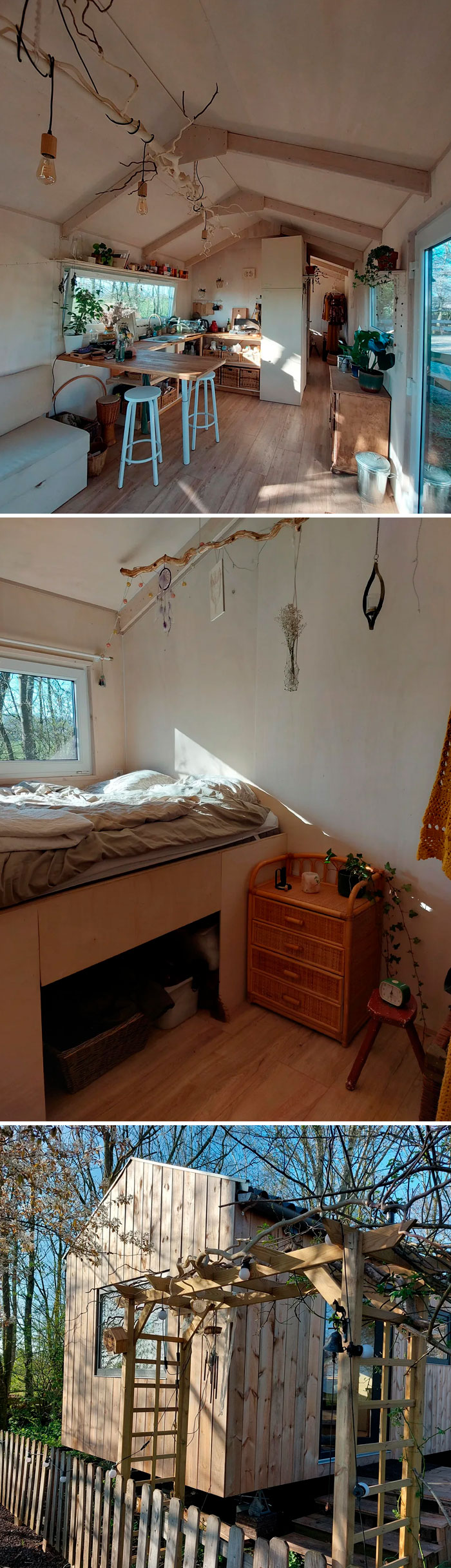 My Tiny House I Started Building Exactly A Year Ago! Moved In Last August