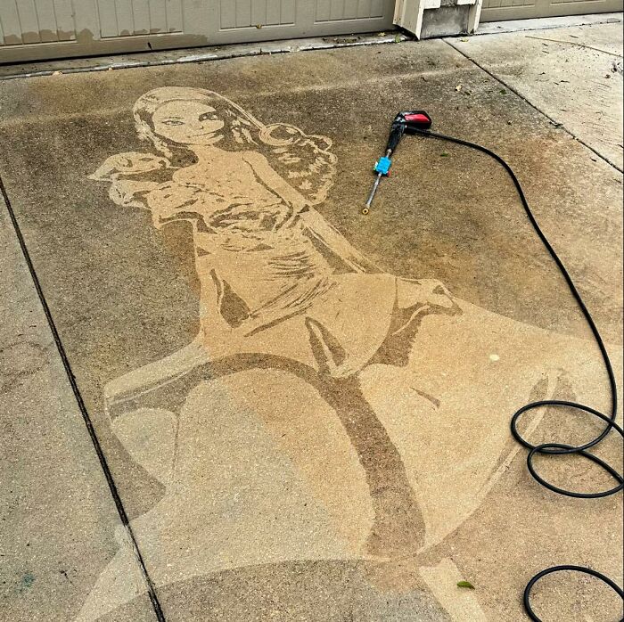 Artist Creates Works Of Art Using A Pressure Washer (26 Pics)(Interview)