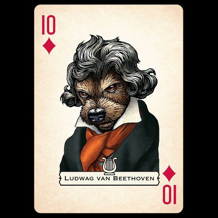 Chet Phillips Brings Feline And Canine Celebrities To Life In Unique Playing Card Decks (25 Pics)-Interview