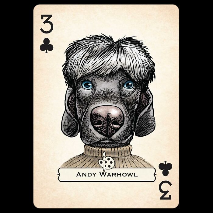 Chet Phillips Brings Feline And Canine Celebrities To Life In Unique Playing Card Decks (25 Pics)-Interview