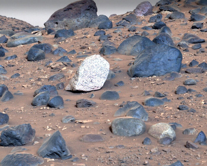 Scientists Intrigued After Finding A Totally Different Kind Of Boulder On Mars Scientists Intrigued After Finding A Totally Different Kind Of Boulder On Mars