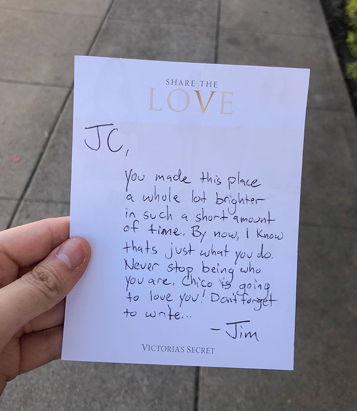 Today Was My Last Day At The Best Job I’ve Ever Had. My Coworkers All Wrote Me Kind Notes, But This One I’ll Remember Forever. I Feel So Loved