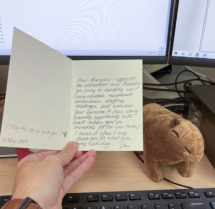 Started A New Job Last November. Traveling All Around My County Bringing The Library Resources To Patrons Who Cannot Reach A Physical Library. My Coworkers Left This Today