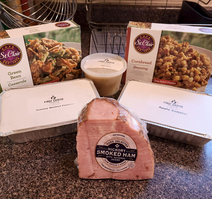 My Husband's Company Couldn't Do Their Regular Christmas Lunch This Year, So Instead They Gave All The Employees And Their Families A Christmas Dinner. This Is Just For 2 People