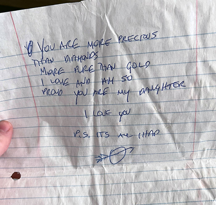 My Dad Passed Away Two Weeks Ago. I Found A Letter That He Wrote To Me