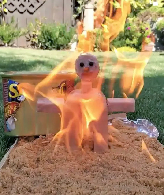 My Dad Is Hosting A "Burning Spam" Festival And Created This To Kick It Off