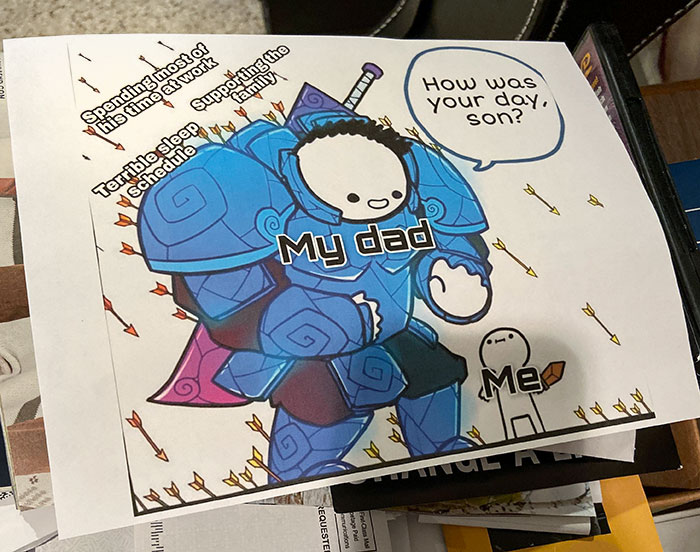 My Dad Printed Out The Meme I Sent Him