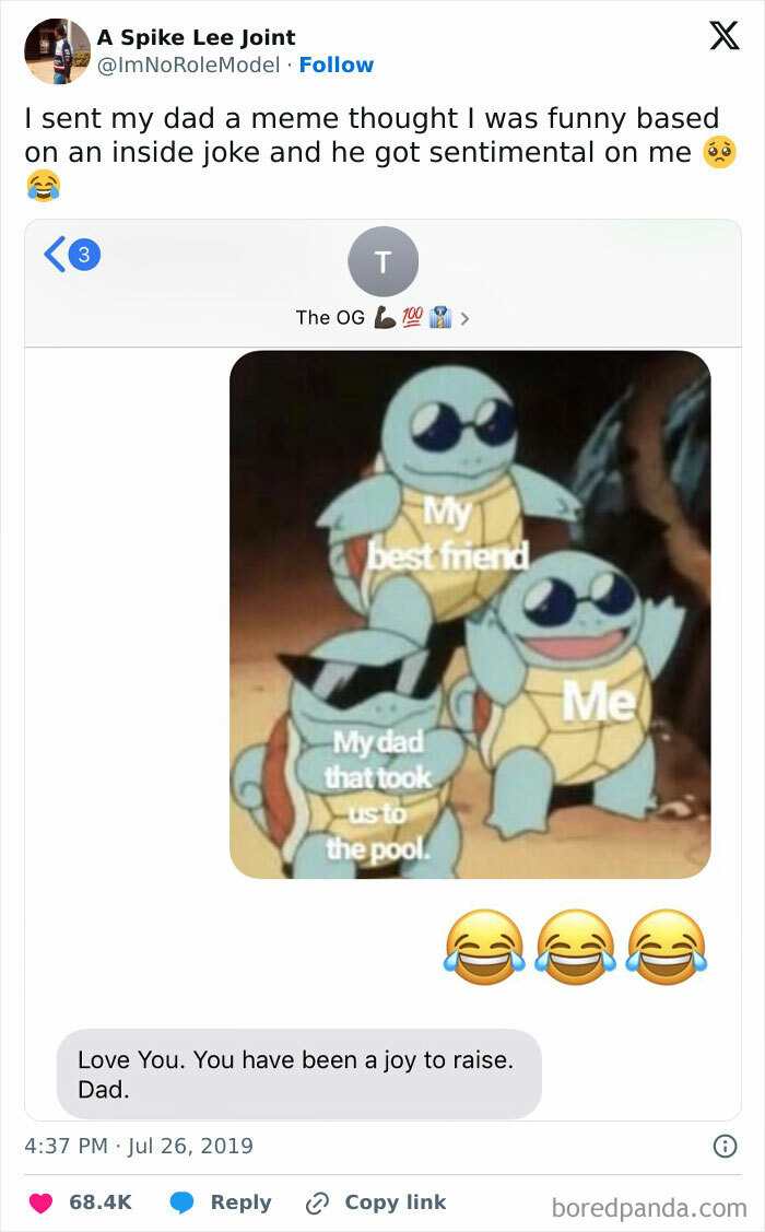 "He Always Puts "Dad" At The End Of All His Texts Like A Signature. Dad, I Know It's You"