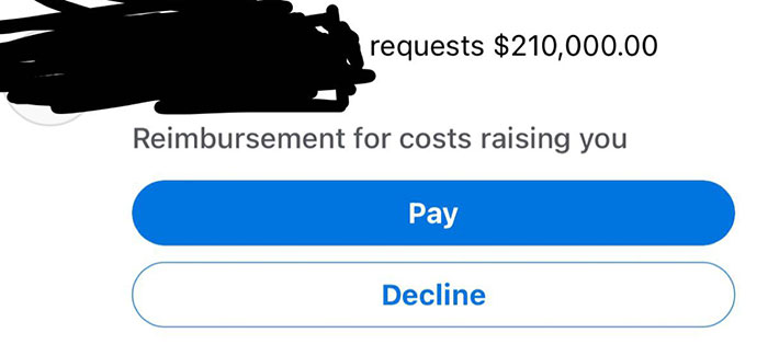 Now That I'm Over 18 I Got A Venmo Request From My Dad