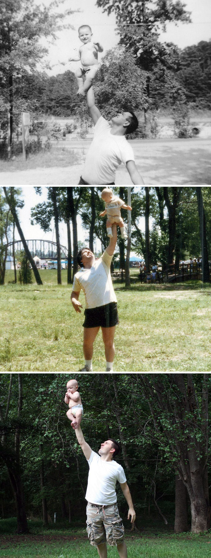 My Grandpa, My Dad, And Myself. Making Three Generations Of Wives Worried Sick
