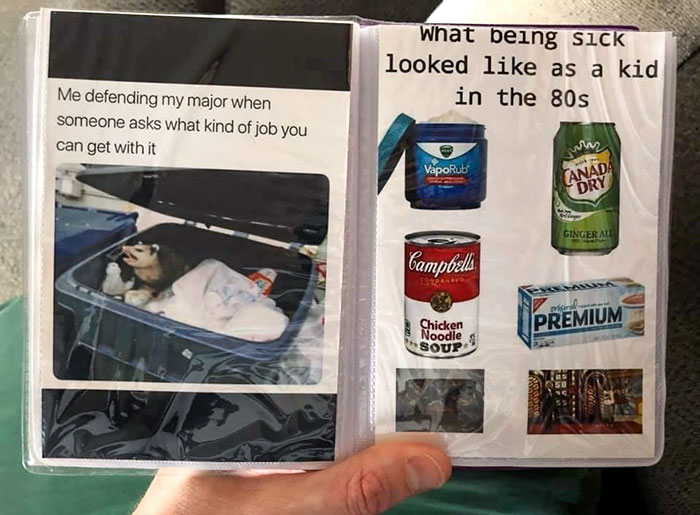 My Dad Put Together A Book Of Memes That We Shared During Family Group Texts