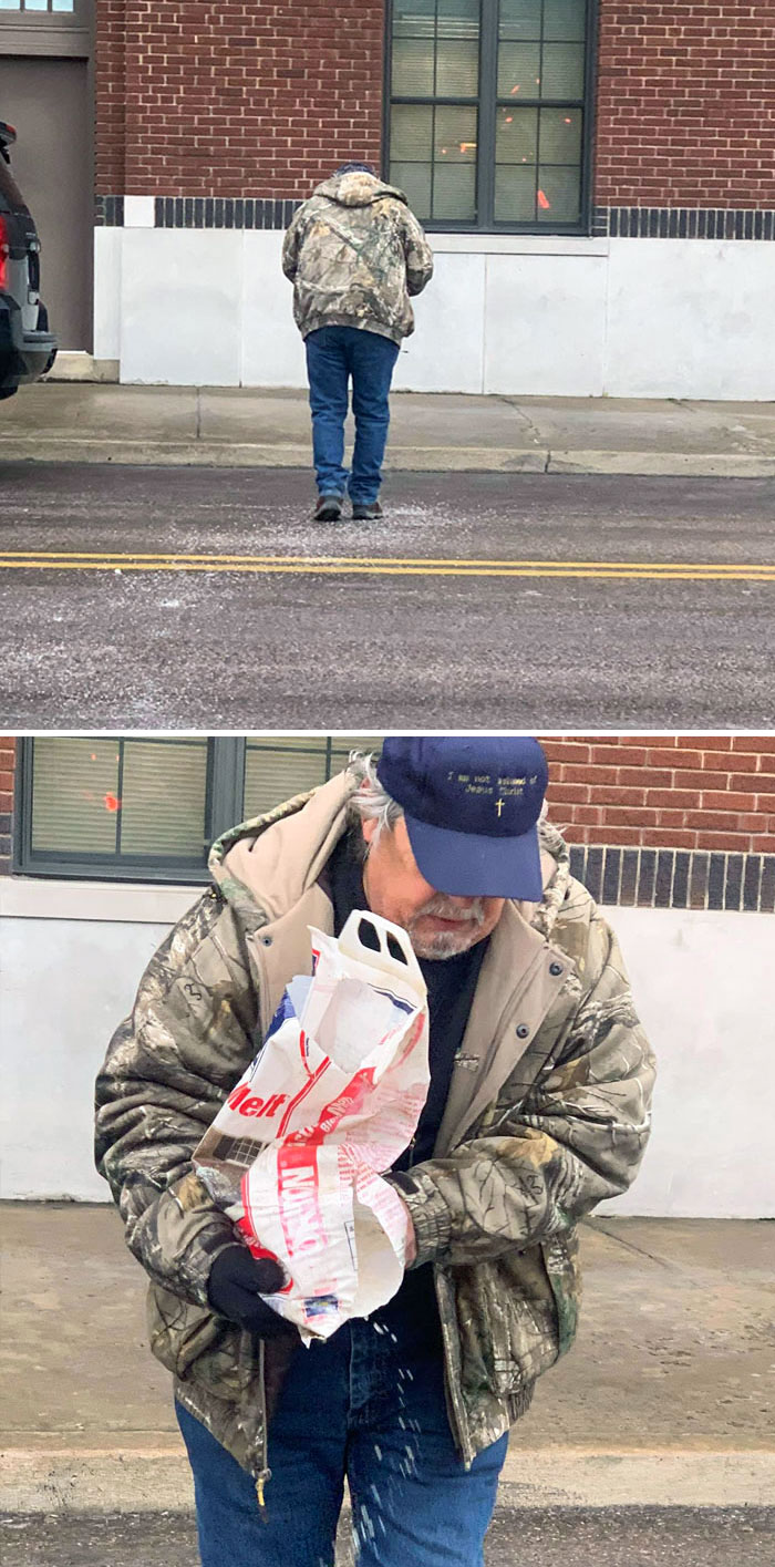 My Dad Drove To My Workplace And Waited For Me To Arrive So He Could Pour A Trail Of Salt So That I, His 38-Year-Old Daughter, Wouldn't Slip And Fall On The Ice