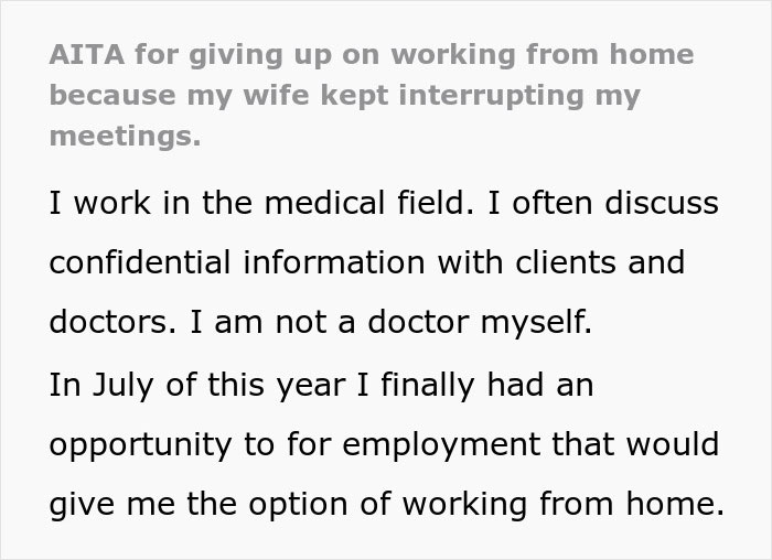 Wife Ignores Man&rsquo;s Home Office Rules, Pushes Him To The Limit, Drama Ensues When He Cancels WFH