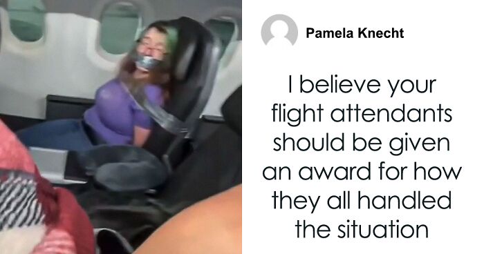 Passenger Who Went Viral After Being Duct-Taped To Airplane Seat Is Sued For Nearly $82k