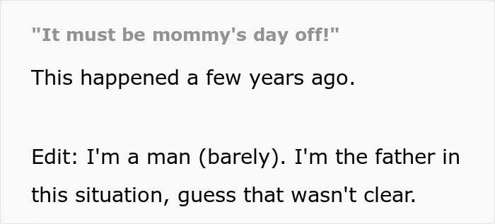 &ldquo;It Must Be Mommy&rsquo;s Day Off&rdquo;: Man Lies About His Wife Being Dead In Response To Boomer&rsquo;s Comment