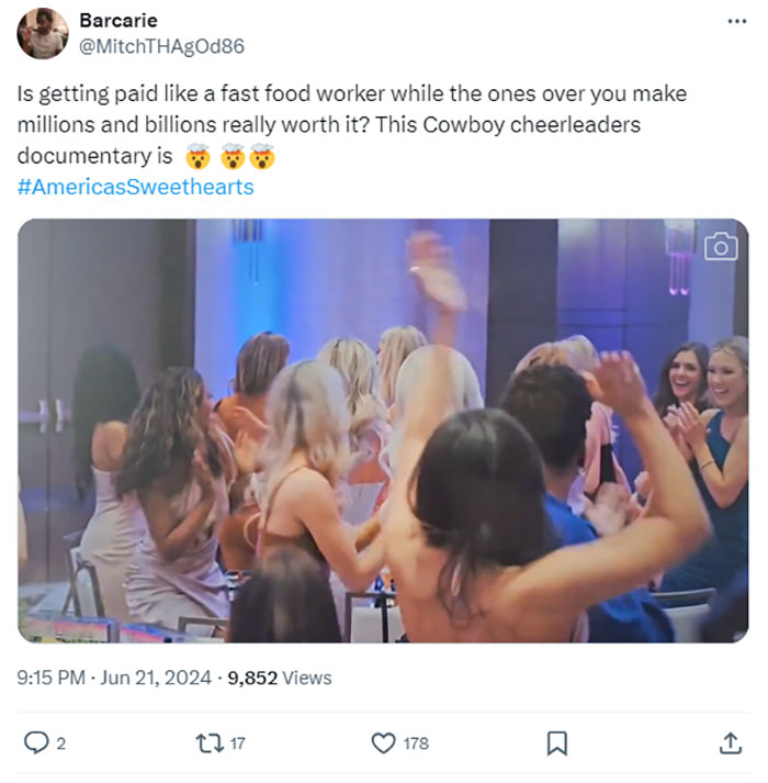 &ldquo;America&rsquo;s Sweethearts&rdquo; Sparks Outrage After Dallas Cowboys Cheerleaders Salaries Are Revealed