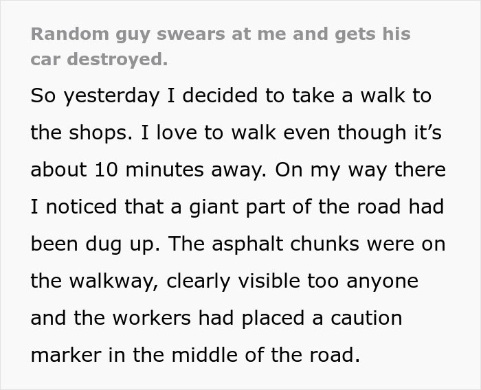 &ldquo;Random Guy Swears At Me And Gets His Car Destroyed&rdquo;