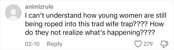 “You Can Never Reach Perfection”: Former Tradwife Reveals Details Of Traditional Lifestyle “You Can Never Reach Perfection”: Former Tradwife Reveals Details Of Traditional Lifestyle