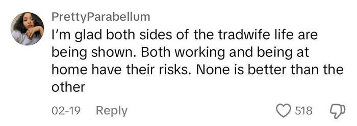 “You Can Never Reach Perfection”: Former Tradwife Reveals Details Of Traditional Lifestyle “You Can Never Reach Perfection”: Former Tradwife Reveals Details Of Traditional Lifestyle
