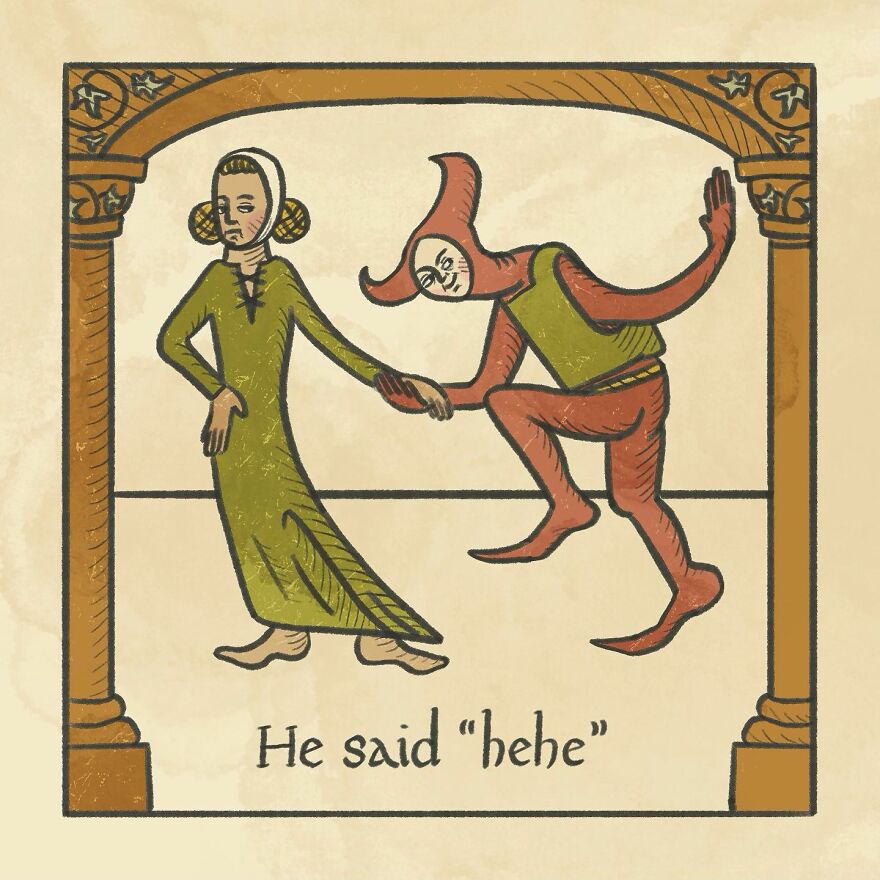 Medieval Humor Meets Modern Dating In &lsquo;Recognising The Ick&rsquo; Series By Clarice Tudor