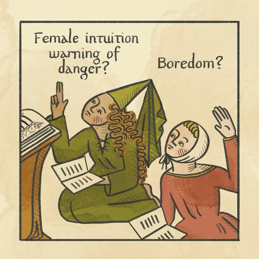 Medieval Humor Meets Modern Dating In &lsquo;Recognising The Ick&rsquo; Series By Clarice Tudor