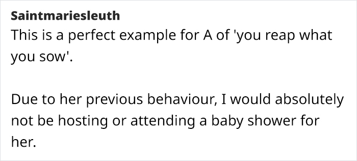 Woman Expects Friends To Throw Her A Baby Shower When She Didn&rsquo;t Allow Any Of Them To Have One