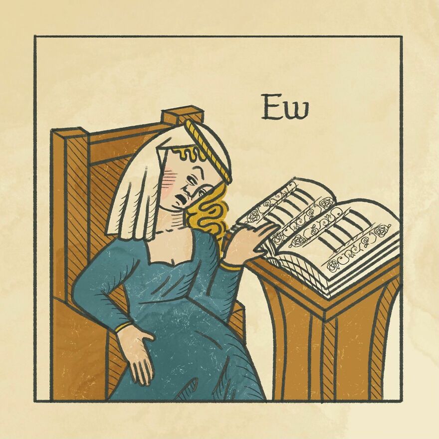 Medieval Humor Meets Modern Dating In &lsquo;Recognising The Ick&rsquo; Series By Clarice Tudor