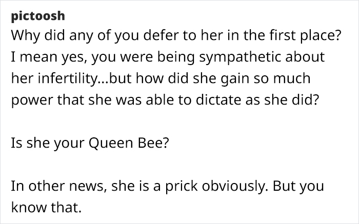 Woman Expects Friends To Throw Her A Baby Shower When She Didn&rsquo;t Allow Any Of Them To Have One