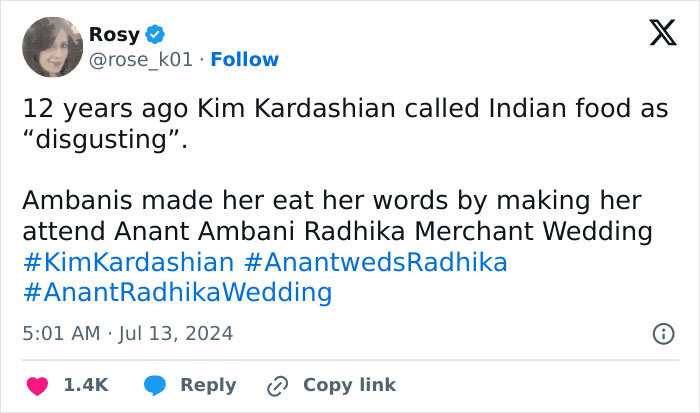 Kim Kardashian Serves Indian Food “Just For The Camera” Years After Calling It “Disgusting” Kim Kardashian Serves Indian Food “Just For The Camera” Years After Calling It “Disgusting”