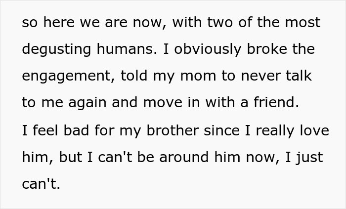 “Two Of The Most Disgusting Humans”: Woman Finds Out Her Little Brother Is Her Fiancé’s Son “Two Of The Most Disgusting Humans”: Woman Finds Out Her Little Brother Is Her Fiancé’s Son