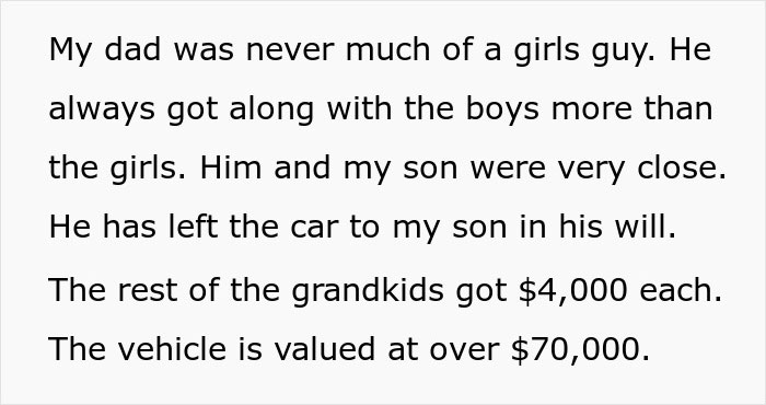 Mom Forces Son To Sell A Car He Inherited From Grandpa To Share With Family, Gets A Reality Check Mom Forces Son To Sell A Car He Inherited From Grandpa To Share With Family, Gets A Reality Check